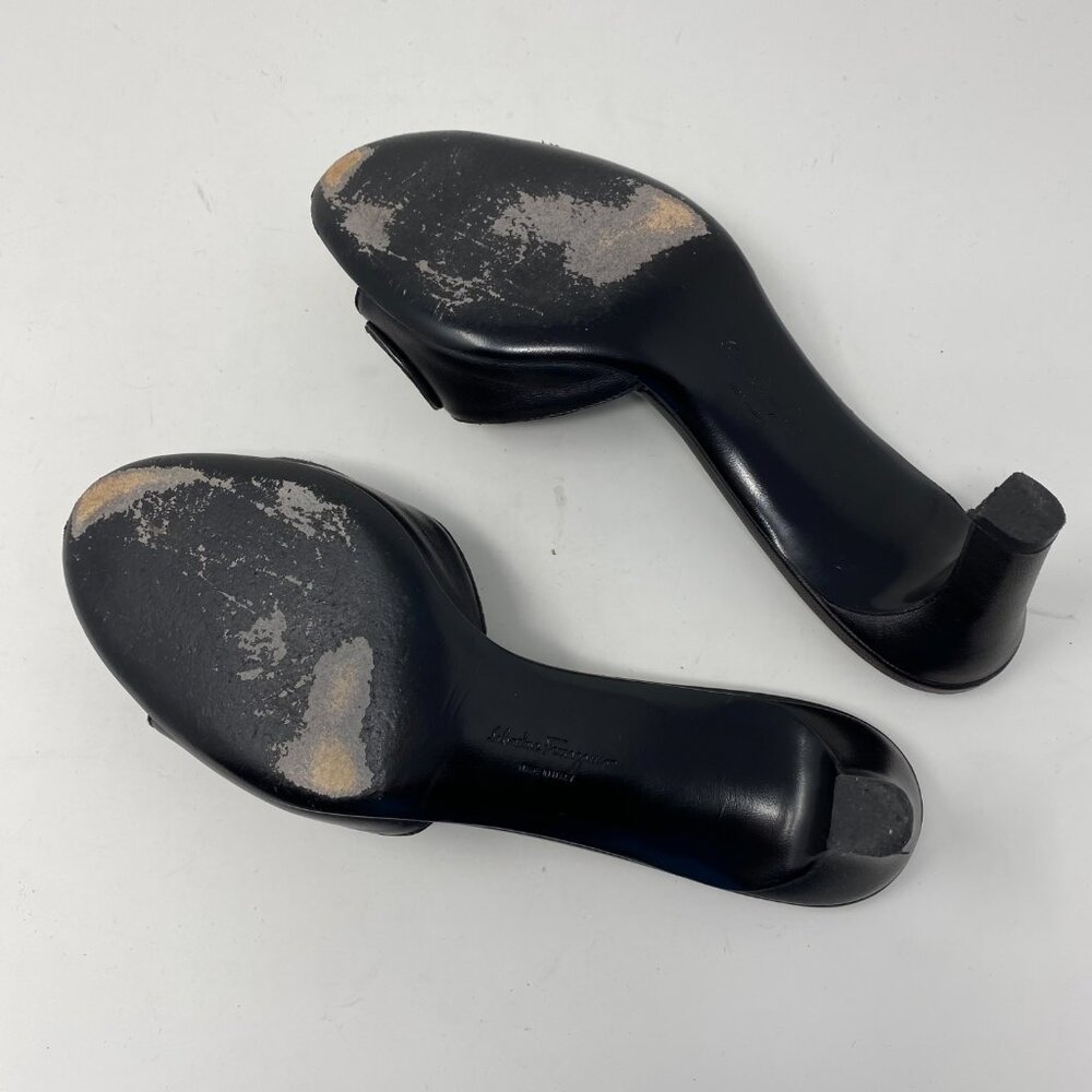 salvatore ferragamo slip on leather mules - Picture 8 of 8